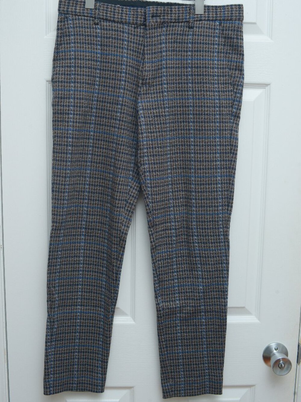 Scotch & Soda “MOTT” Men's Black, Gray and blue Houndstooth Check Pants